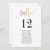 金ゴールドブラックラブリースクリプトタイポグラフィ (正面/裏面)