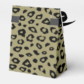 金ゴールドブラックレオパード印刷 フェイバーボックス (裏面サイド)