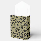 金ゴールドブラックレオパード印刷 フェイバーボックス (オープン)