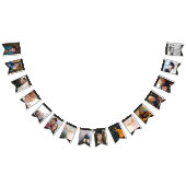 金ゴールドブラック写真卒業記念パーティー バンティングフラッグ (全)