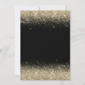 金ゴールドブラック卒業パーティクラス2024 招待状 (裏面)