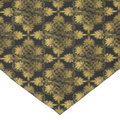 金ゴールドブラック古代ギリシャの蛇行パターン テーブルクロス (アングル)