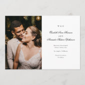 金ゴールドブラック幾何学模様ギャツビー箔日付保存 案内状 (裏面)