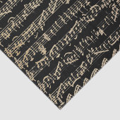 金ゴールドブラック手書きシートミュージックヴィンテージ 薄葉紙 (詳細)