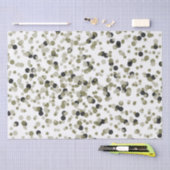 金ゴールドブラック紙吹雪ドット 薄葉紙 (クラフト)