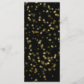 金ゴールドブラック結婚クリスマスメニュー メニュー (裏面)