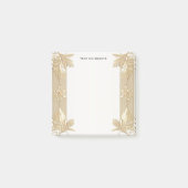 金ゴールドブラック華美フローラの投稿に関する注意 ポストイット (正面)