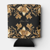 金ゴールドブラック華美フローラクーラーボックス 缶クーラー (裏面)