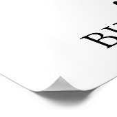 金ゴールドブラック誕生日パカスタムーティー18x24写真 ポスター (角)