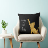 金ゴールドブラック クッション (椅子)