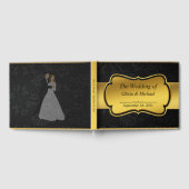 金ゴールドブラック ゲストブック (全面)