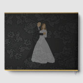 金ゴールドブラック ゲストブック (裏面)