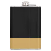 金ゴールドブラック フラスク (裏面)