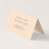 金ゴールドブラック 名刺 (裏面)