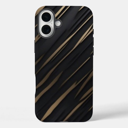 金ゴールドブラックApple iPhoneケース Case-Mate iPhoneケース (裏面)