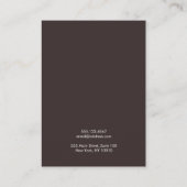 金ゴールドブランチネックレスブレスレットディスプレイホルダー エンクロージャーカード (裏面)