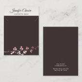 金ゴールドブランチネックレスブレスレットディスプレイホルダー エンクロージャーカード (正面/裏面)