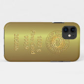 金ゴールドブリオンゴールデンスタイルiPhone 5ケース Case-Mate iPhoneケース (裏面(横))