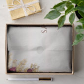 金ゴールドブルガンディクリスマスツリーホリデイティッシュペーパー 薄葉紙 (ギフト)