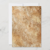 金ゴールドブルゴーニュフローラエレガント70thバースデーパーティー 招待状 (裏面)