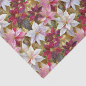 金ゴールドブルゴーニュ青銅ピンクレッドポインセチア 薄葉紙 (詳細)