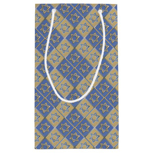 金ゴールドブルースターオブデイヴィッドアートパネル スモールペーパーバッグ (裏面)