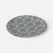 金ゴールドブルースターオブデイヴィッドアートパネル ペーパープレート (アングル)