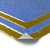 金ゴールドブルースターオブデイヴィッドアートパネル ポスター (角)