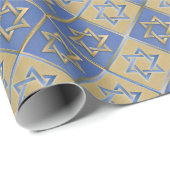 金ゴールドブルースターオブデイヴィッドアートパネル ラッピングペーパー (ロールコーナー)