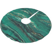 金ゴールドブルーマーリング：流動的な芸術 ブラッシュドポリエステルツリースカート (アングル)