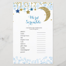 金ゴールドブルームーンウォーター色ワードスクランブルゲーム，