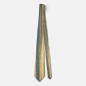 金ゴールドブルーラインタイ ネクタイ (正面)