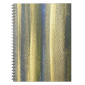 金ゴールドブルーラインフォトノートブック(80ページB&W) ノートブック (正面)