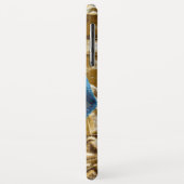 金ゴールドブルーリップメイクアップ美しいカスタムパーソナライズされた Case-Mate iPhoneケース (裏面/左)