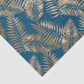 金ゴールドブルー熱帯葉 薄葉紙 (詳細)