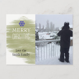 金ゴールドブレンドホリデーフォトカード シーズンポストカード