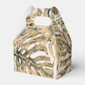 金ゴールドブロンズグリッタートロピカルパ葉ームズ結婚ズ フェイバーボックス (裏面サイド)