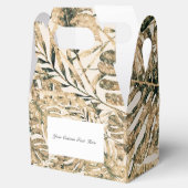 金ゴールドブロンズグリッタートロピカルパ葉ームズ結婚ズ フェイバーボックス (オープン)