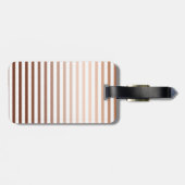 金ゴールドブロンズストライプズグラデーションモノグラム ラゲッジタグ (裏面横)