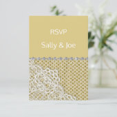 金ゴールドブロンズスポットレースダイヤモンド結婚の反応 招待状 (スタンド正面)