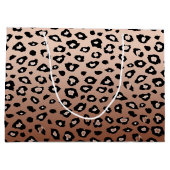 金ゴールドブロンズヒョウグラデーションプリント ラージペーパーバッグ (裏面)