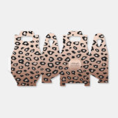 金ゴールドブロンズブラックヒョウグラデーションプリント フェイバーボックス (折り畳みなし)