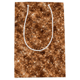 金ゴールドブロンズ紙吹雪グリッター ミディアムペーパーバッグ