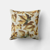 金ゴールドブロンズ離れズアーモンドベージュグラム秋 クッション (裏面)