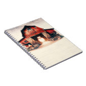 金ゴールドプリンセスキャリッジブルーストーリーブックパーソナライズされた ノートブック (右側)