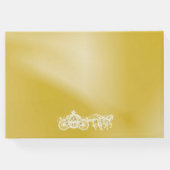 金ゴールドプリンセスコーチ&ホーススウィート16 ゲストブック (裏面)