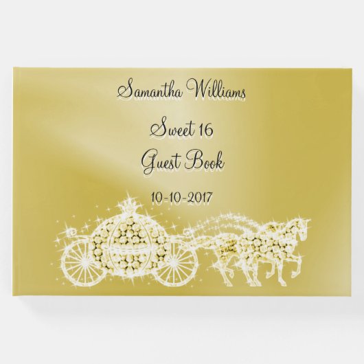 金ゴールドプリンセスコーチ&ホーススウィート16 ゲストブック (正面)