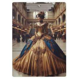 金ゴールドプリンセススチームパンク産業ビクトリアン産業 クリップボード