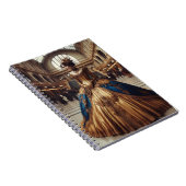 金ゴールドプリンセススチームパンク産業ビクトリアン産業 ノートブック (右側)