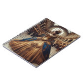 金ゴールドプリンセススチームパンク産業ビクトリアン産業 ノートブック (左側)